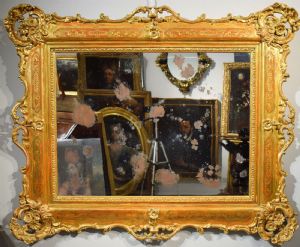 Wichtiger Spiegel im Louis-XV-Stil